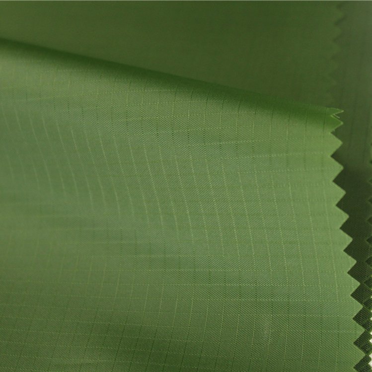 100% polyester 210T plaid taffeta fabric fire resistant CPAI 84 and waterproof PU coated tent fabric