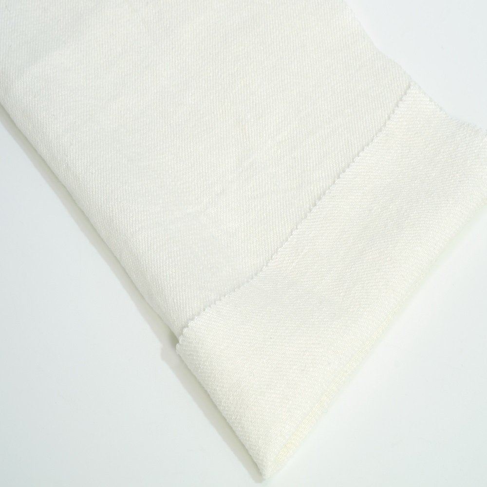 1618# Fashion 100% Pure Linen Plain Yarn-dyed Fabric Custom Product Denim Soft Linen Fabric For Pants Garment