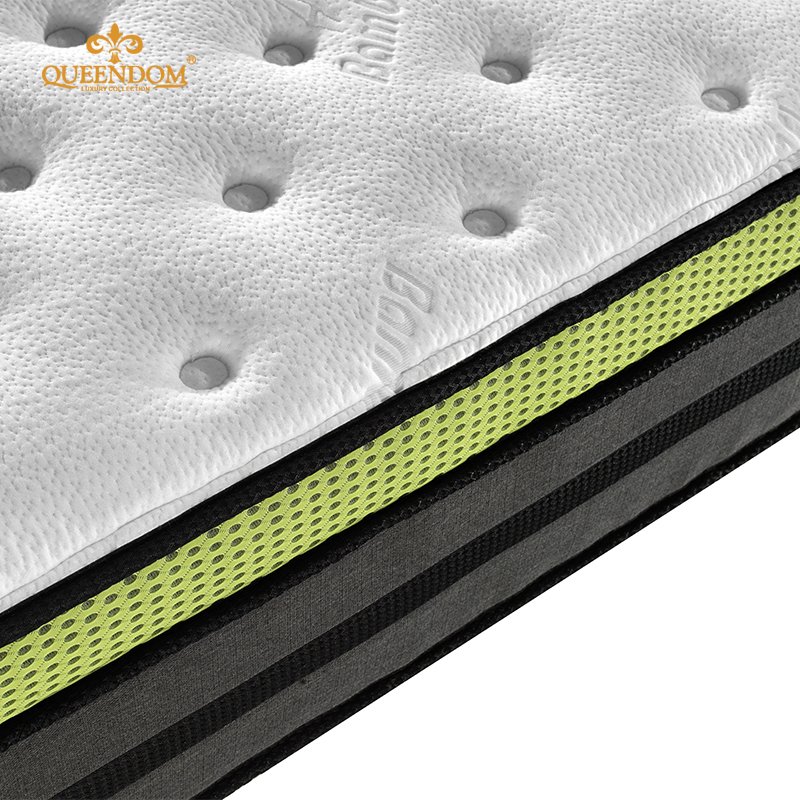 Cool Memory Foam latex Topper Professional Royal Italian Coir pocket spring gel-infused mattress
