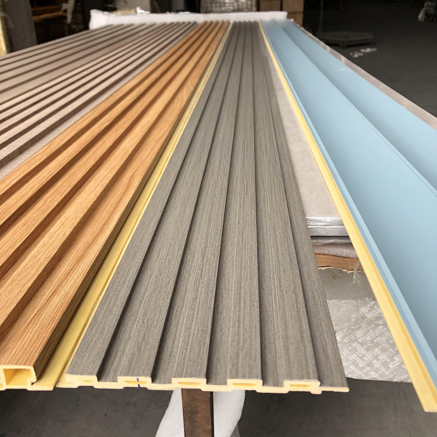 Eco friendly bamboo fiber wallboard WPC wall panel waterproof and quick installation interior decoration wallboard