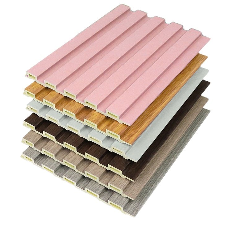 Eco friendly bamboo fiber wallboard WPC wall panel waterproof and quick installation interior decoration wallboard
