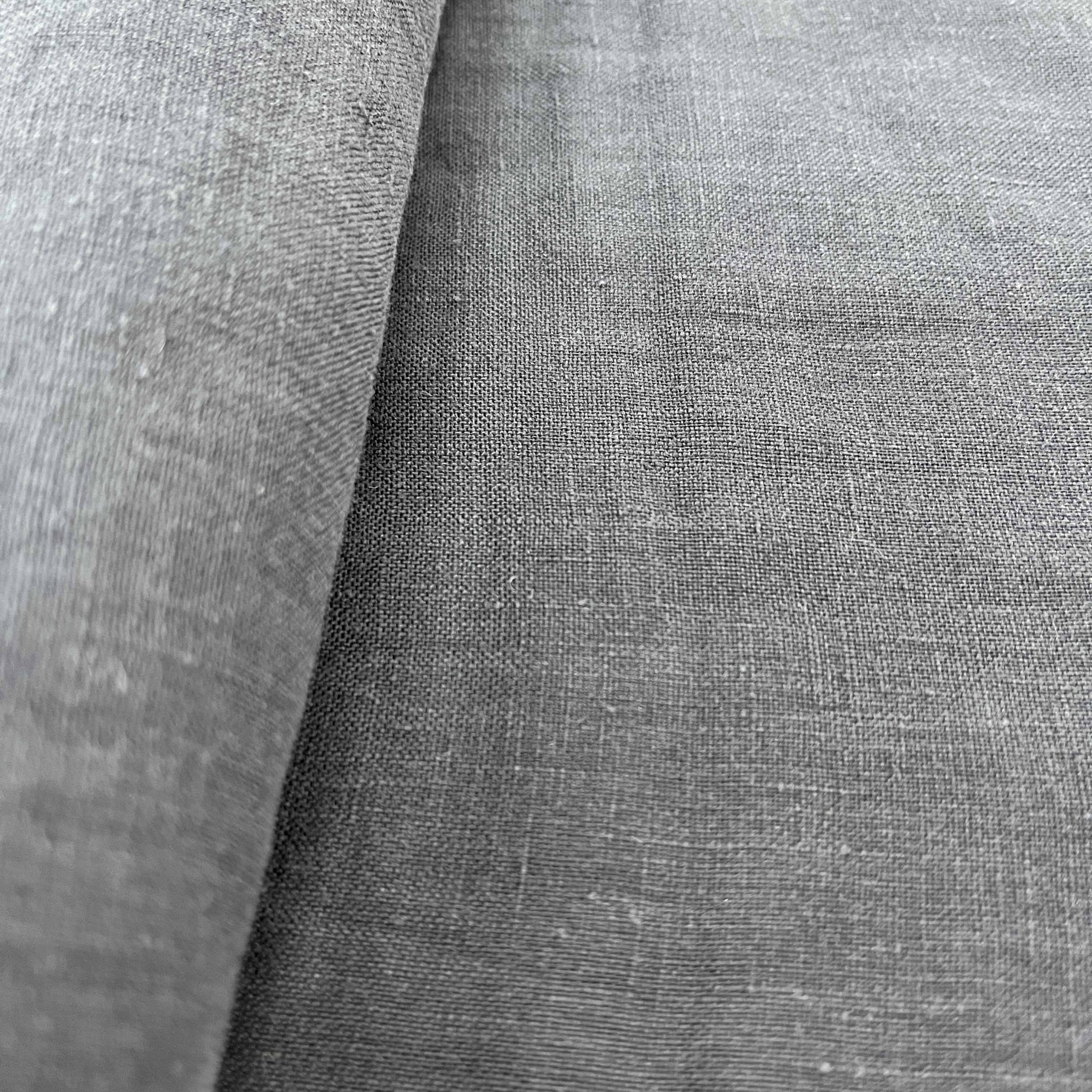 Wholesale ECO-friendly Fabric 100% linen 17S*21S natural flax linen fabric for clothing