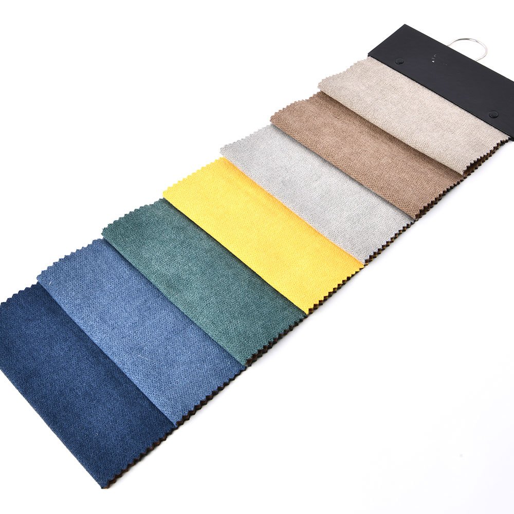 Wholesale Factory Lining Sofa Fabric 150D 300D 600D 100% Polyester Imitation Linen Sofa Fabric