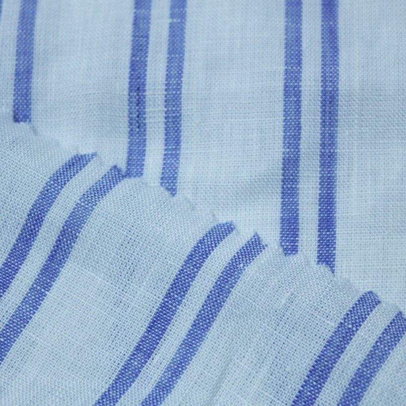 Spring summer 100% linen stripe fabric with comfortable breathable for clothing YARN DYED STRIPE