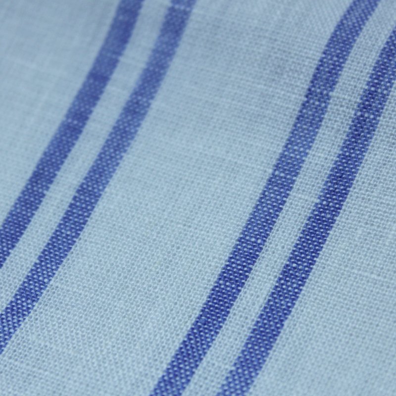 Spring summer 100% linen stripe fabric with comfortable breathable for clothing YARN DYED STRIPE