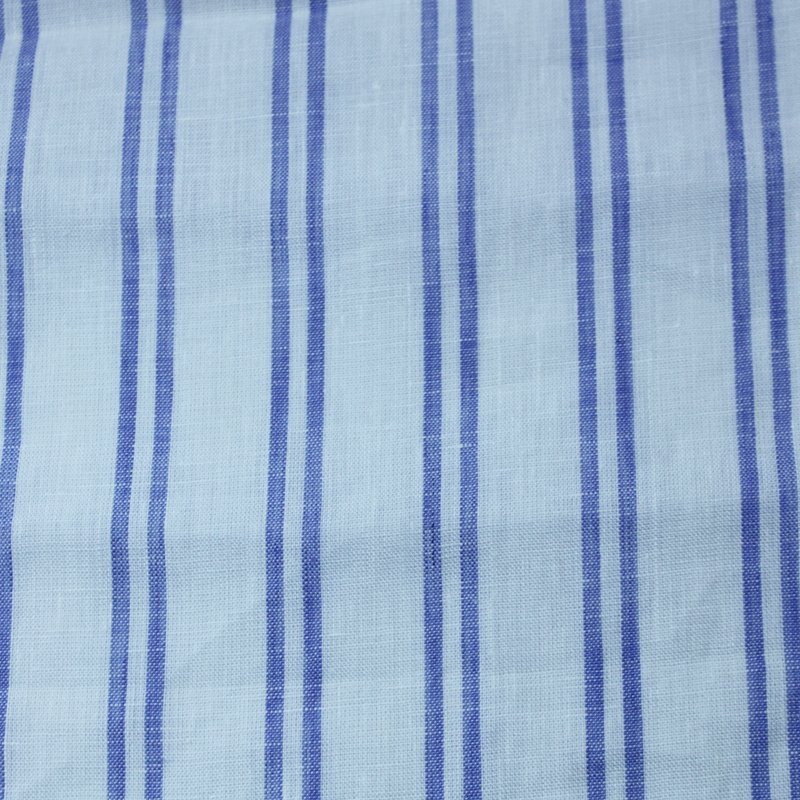 Spring summer 100% linen stripe fabric with comfortable breathable for clothing YARN DYED STRIPE
