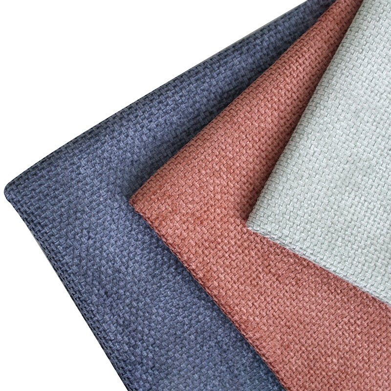 Chenille Furniture Polyester Sofa Fabric Linen Look Upholstery Fabric For Sofa Luxury