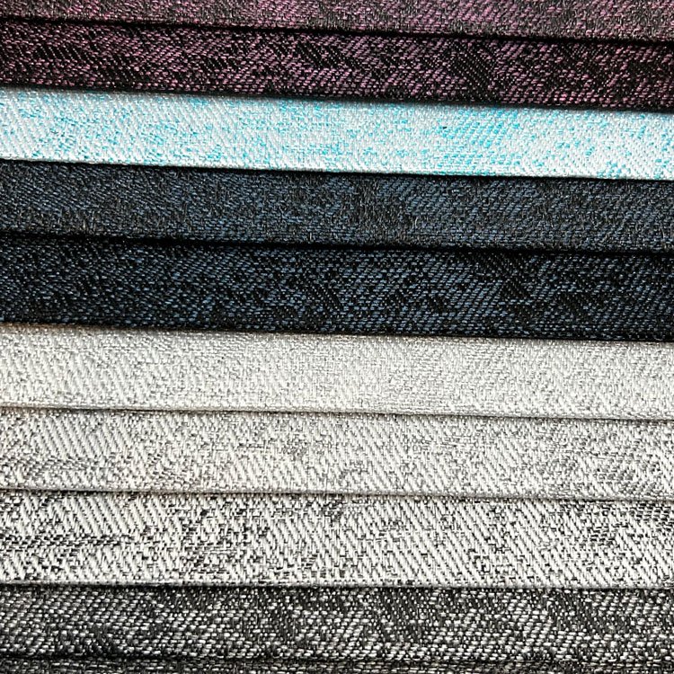 2024 Sofa Jacquard Curtain Fabric Jacquard Linen Look Sofa Fabric Knitting Jacquard Fabric