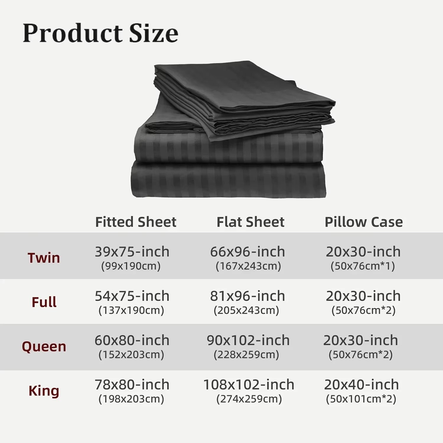 3_4pcs Set Cooling Fitted&Flat Sheet with Pillowcase King_Queen_Full Size Bedding Set Queen Size Bedding Set