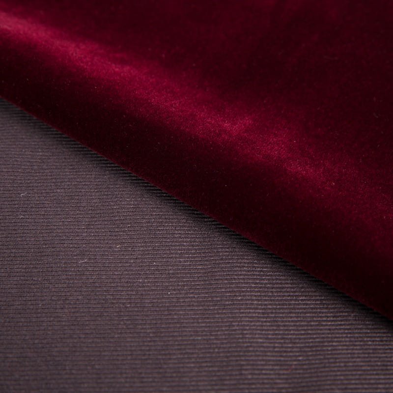 china manufacturer 100% polyester flocked velvet fabric for garment