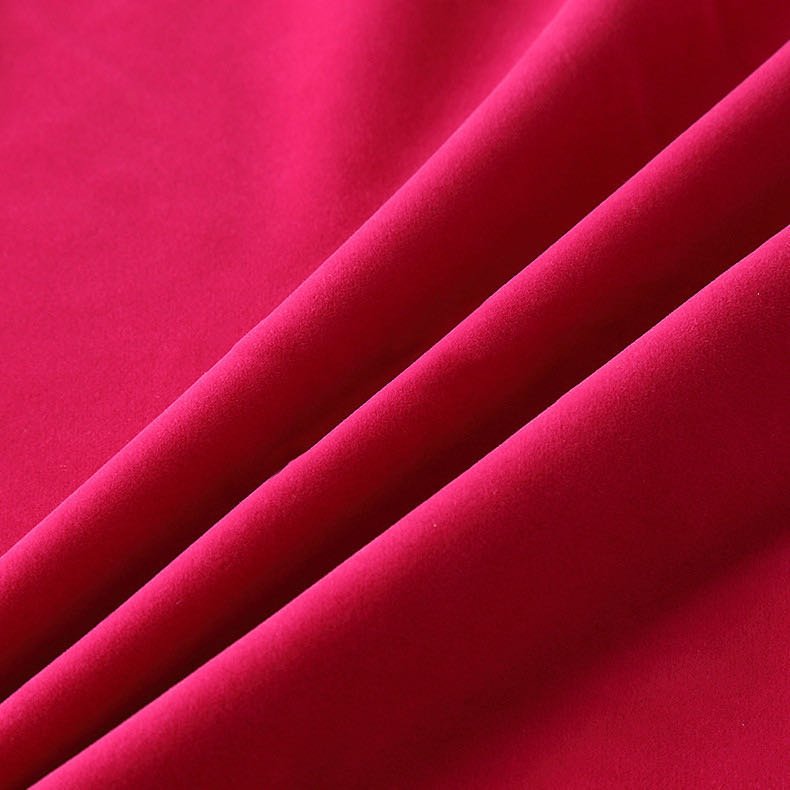 china manufacturer 100% polyester flocked velvet fabric for garment
