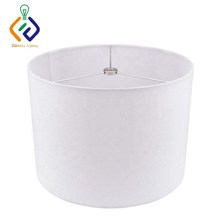 Round or Square Fabric Lampshade Anti Glare White Linen Body Lamp Shade Hotel Lampshade For Table Lamp or Wall Lamp