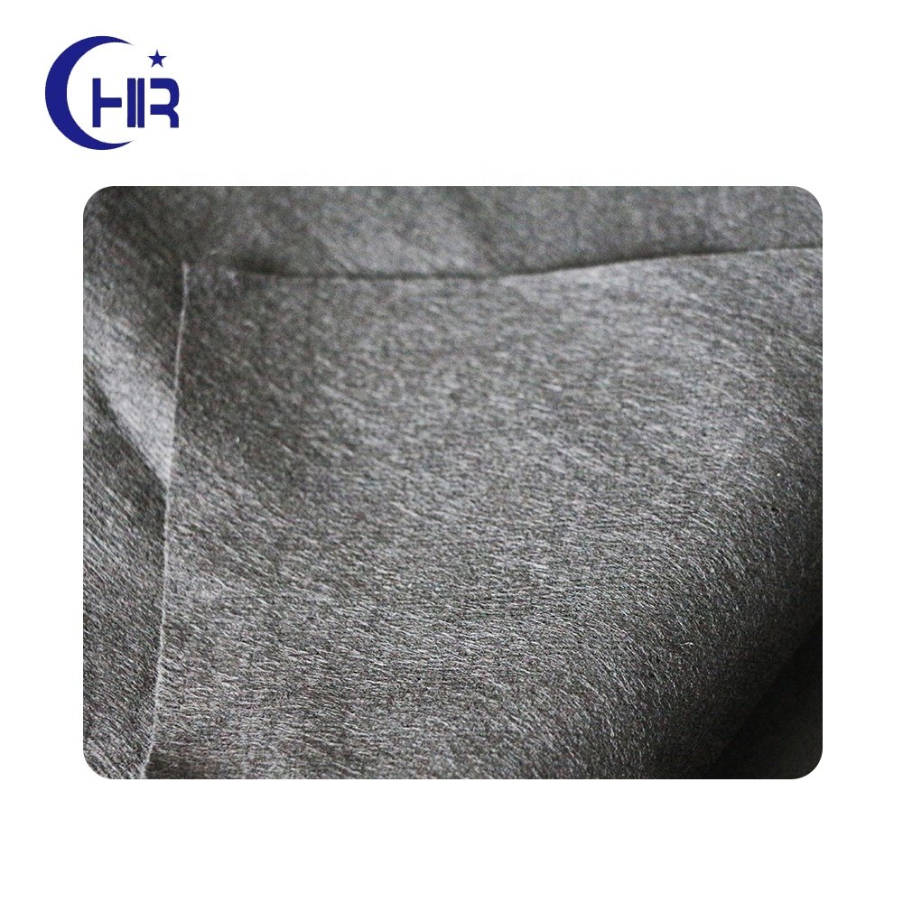 Bamboo charcoal fiber black color spunlace nonwoven fabric for facial mask