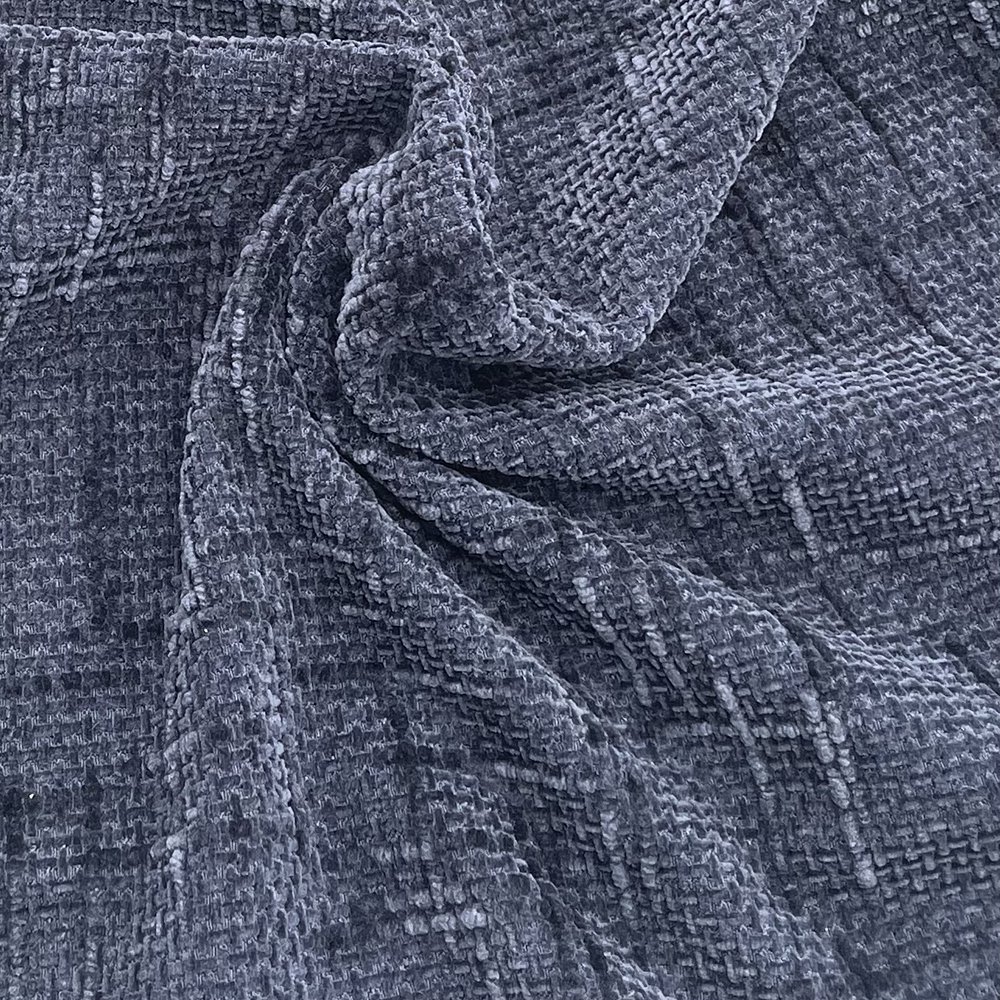 100% polyester plain dyed special bamboo pattern chenille upholstery fabric home decor