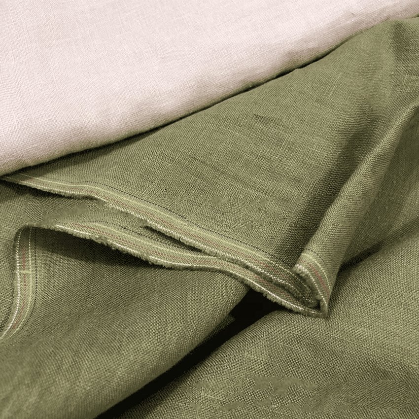 Factory Wholesale Stone Washed Fine Abaya Sheer 100% Linen 150GSM Pure Stonewashed For Clothing Linen Fabric