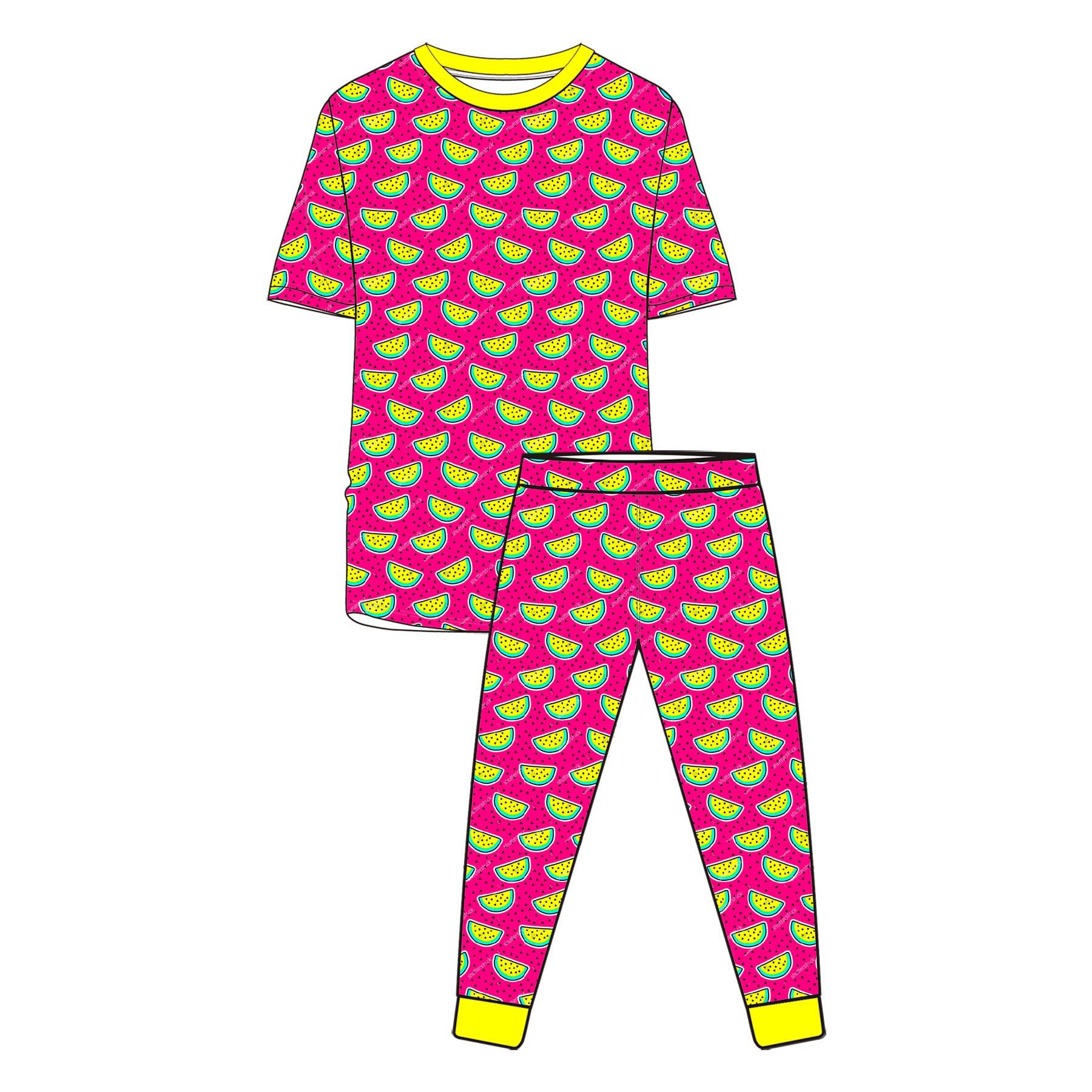 Eco Friendly Bamboo Kids Pajamas with Custom Prints Soft Durable and Hypoallergenic Two Piece Nightwear