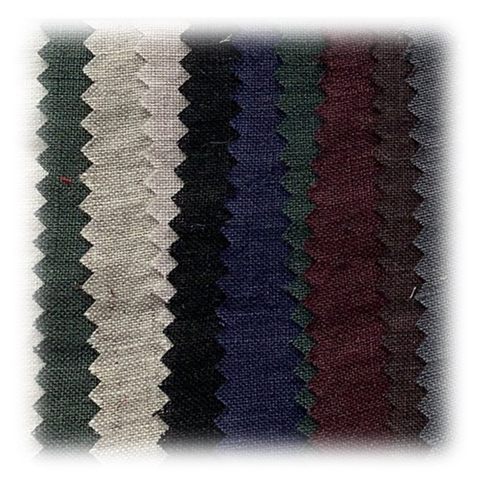 100% linen stone wash fabric plain dyed woven 14*14 yarn for women shirt dress linen pants sand washed