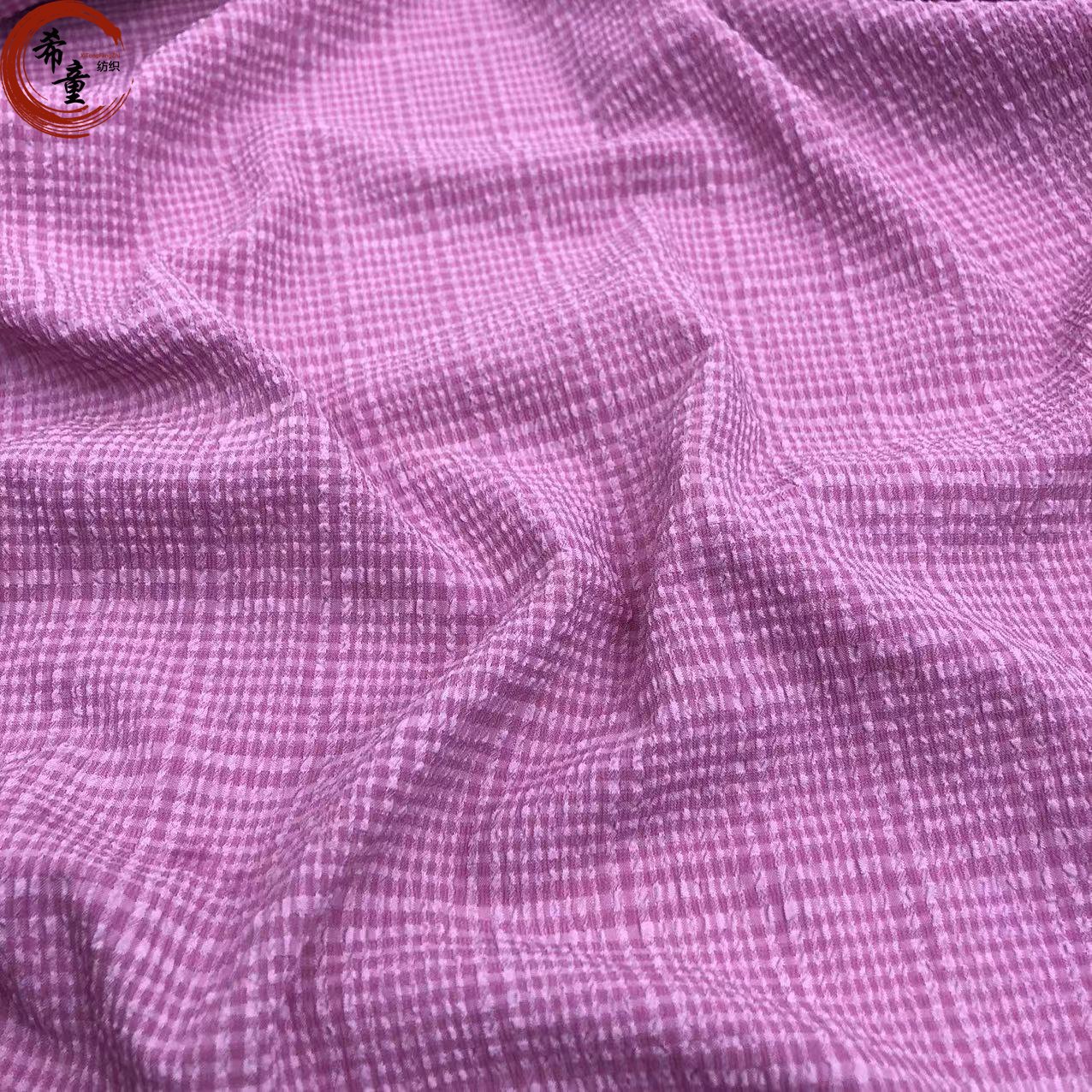 Wholesale Spandex Bubble Chiffon Pleated Fabric for Lady Dress or Hijab