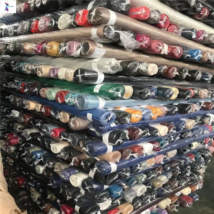 Hot Sale Comfortable Woven 100% Polyester Woven fabric taffeta plain dyed stock lot fabric