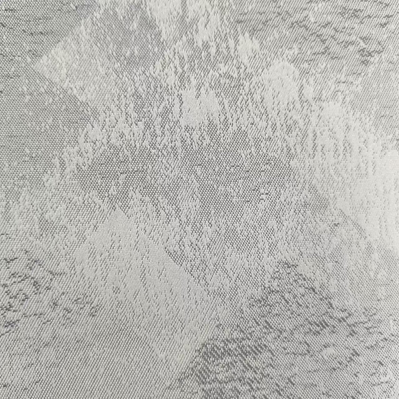 Jacquard Luxury Beige Grey Embroidery Cloth Tissues Fabric Unique Curtains For The Living Room