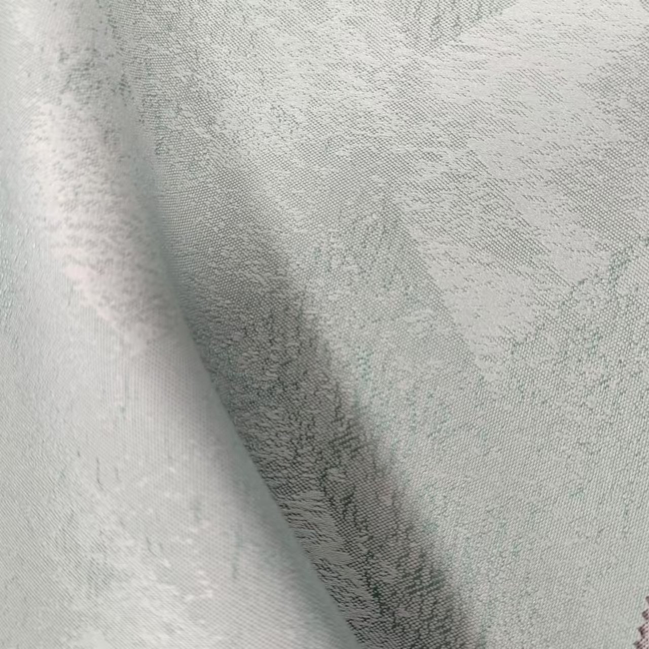 Jacquard Luxury Beige Grey Embroidery Cloth Tissues Fabric Unique Curtains For The Living Room