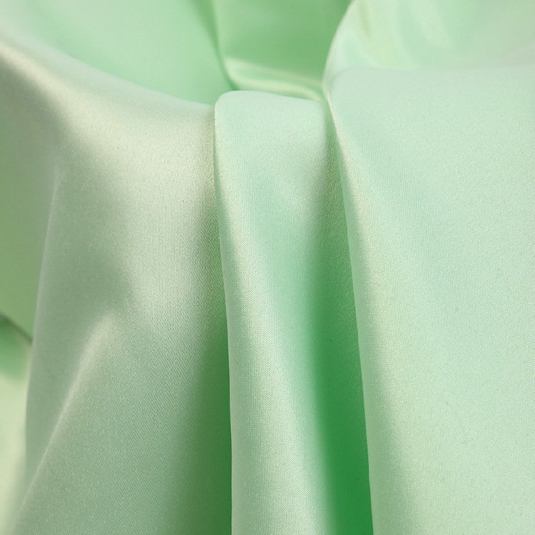 Custom Dyed Fabrics Wholesale Women Silk Satin 100% Polyester Fabric satin fabric For Clothes