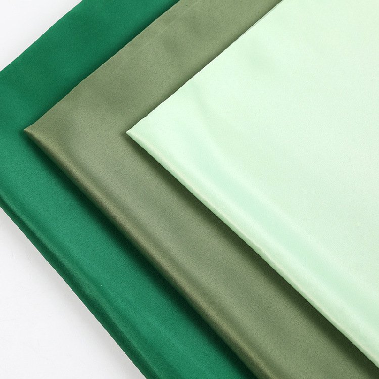 Custom Dyed Fabrics Wholesale Women Silk Satin 100% Polyester Fabric satin fabric For Clothes