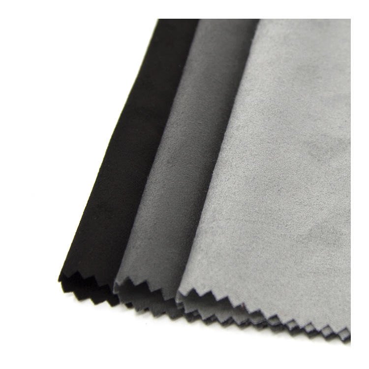 Customized material color Double side suede fabric for garment