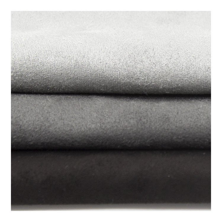 Customized material color Double side suede fabric for garment