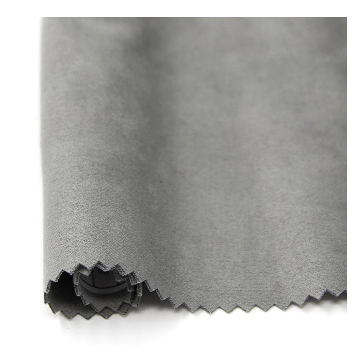 Customized material color Double side suede fabric for garment