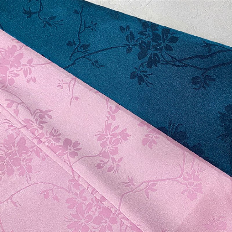 CLOTHING FABRIC SATIN POLYESTER FABRIC WHOLESALE JACQUARD SATIN FABRIC FOR DRESS