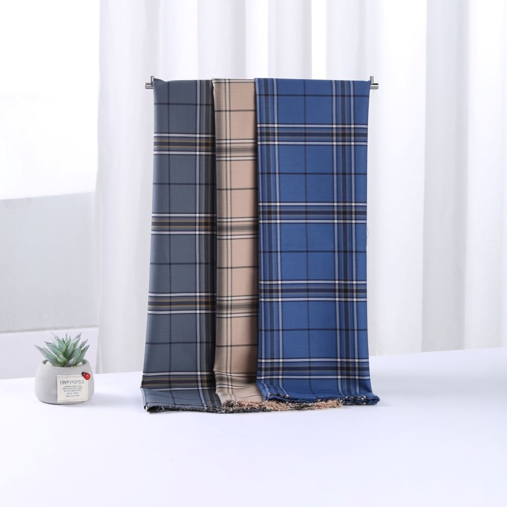 Yarn Dyed China Manufacturer High Quality Cheap Price bamboo Polyester Yarn Dyed Fabric For shirting