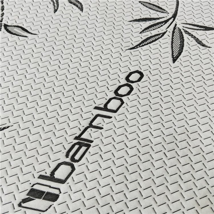 Polyester Waterproof Knitting Mattress Fabric Jacquard Anti Odor Bamboo Knitted Bamboo Fiber Mattress Fabric