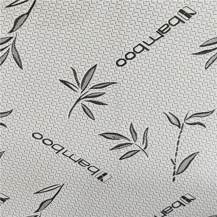 Polyester Waterproof Knitting Mattress Fabric Jacquard Anti Odor Bamboo Knitted Bamboo Fiber Mattress Fabric