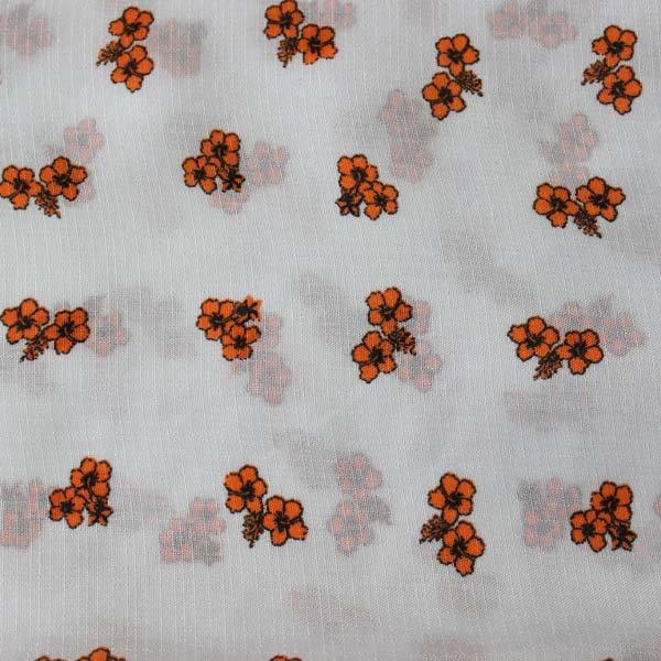 Woven printed lattice linen 100% polyester fabric for dresses/T-shirt/pajamas