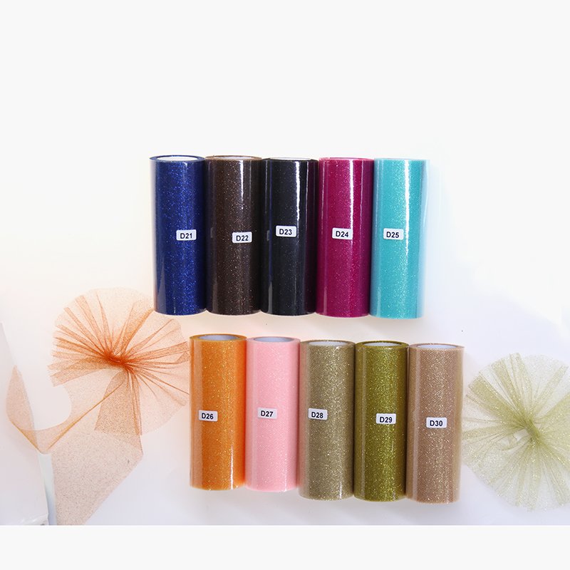 100% Nylon American Tulle Shiny Diamond Mesh Net Tulle Fabric for Wedding Bridal Gown Dresses
