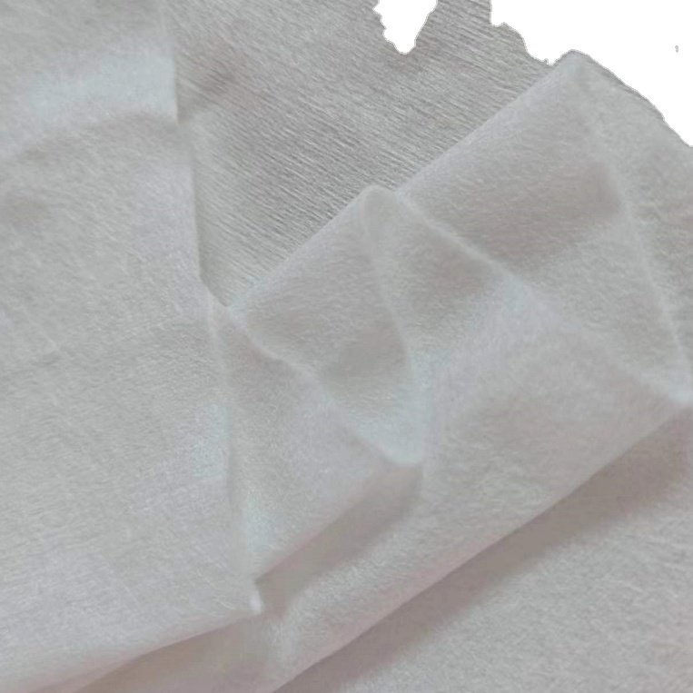 Biodegradable Soft Bamboo woodpulp Rayon Viscose Cellulose Spunlace non woven fabric roll