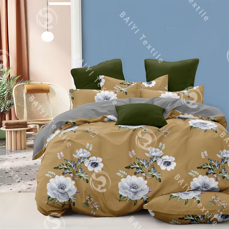 Luxury bed sheets factory wholesale quilts 3D bed sheets curtain fitted sheets for bed sdraps de lit en gros ensemble de literie