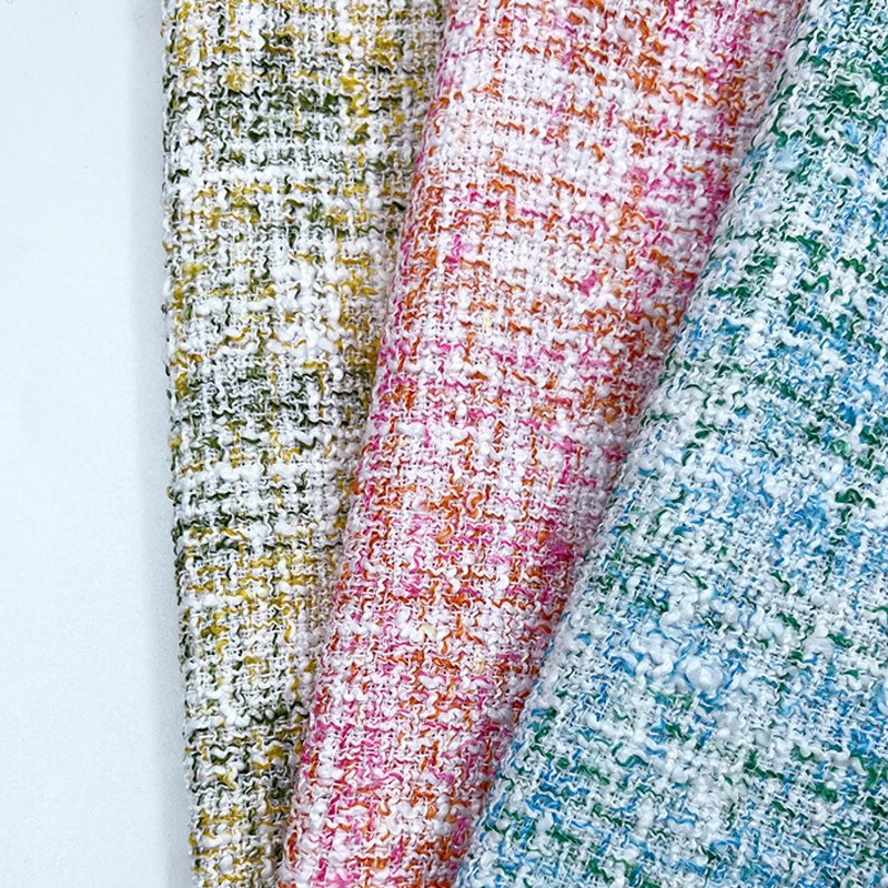 Wholesale tweed fabric for blazer tweed sublimation cotton tweed pants fabric fabrics for clothing