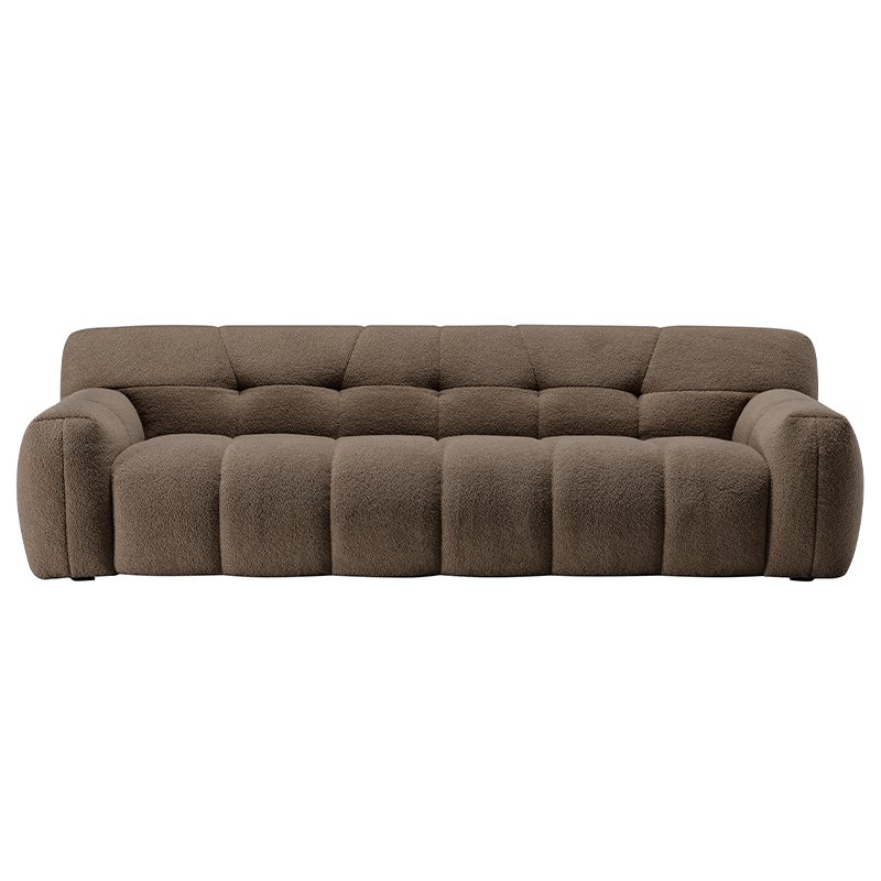 Italian Candy Sofa Light French Home Furniture Retro Cream Modern Simple Big Cotton Linen Fabric Sofa