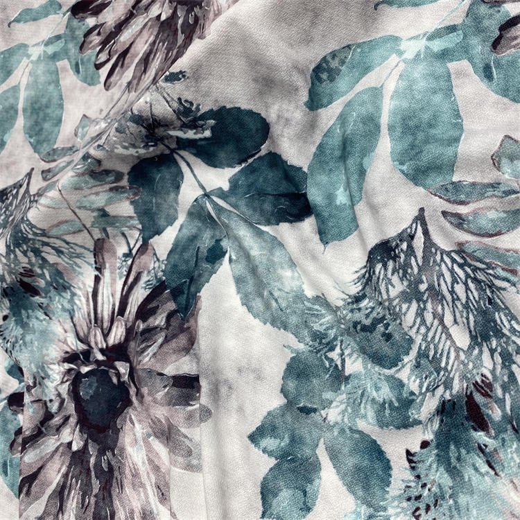 XITONG Textile CHINA FABRIC WHOLESALE Plain Dyed Polyester bubble CREPE FABRIC PRINTING FLORAL DIGITAL FOR CLOTHING