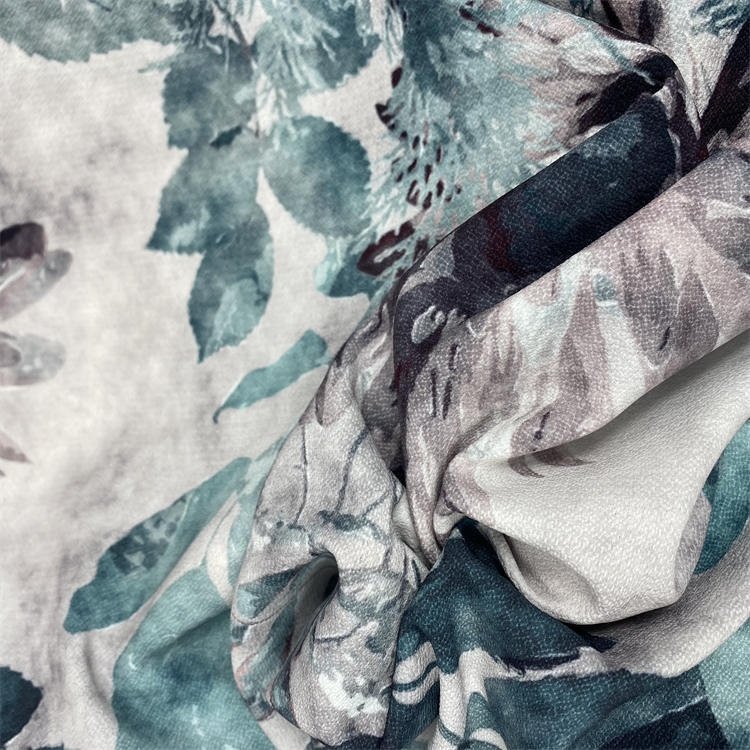XITONG Textile CHINA FABRIC WHOLESALE Plain Dyed Polyester bubble CREPE FABRIC PRINTING FLORAL DIGITAL FOR CLOTHING