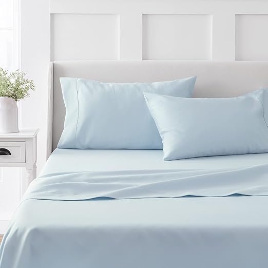 Luxury Bamboo Mattress Protector and 4-Piece Quilt Pattern Bed Sheets Set King and Queen Sizes for Home Textile Bedding