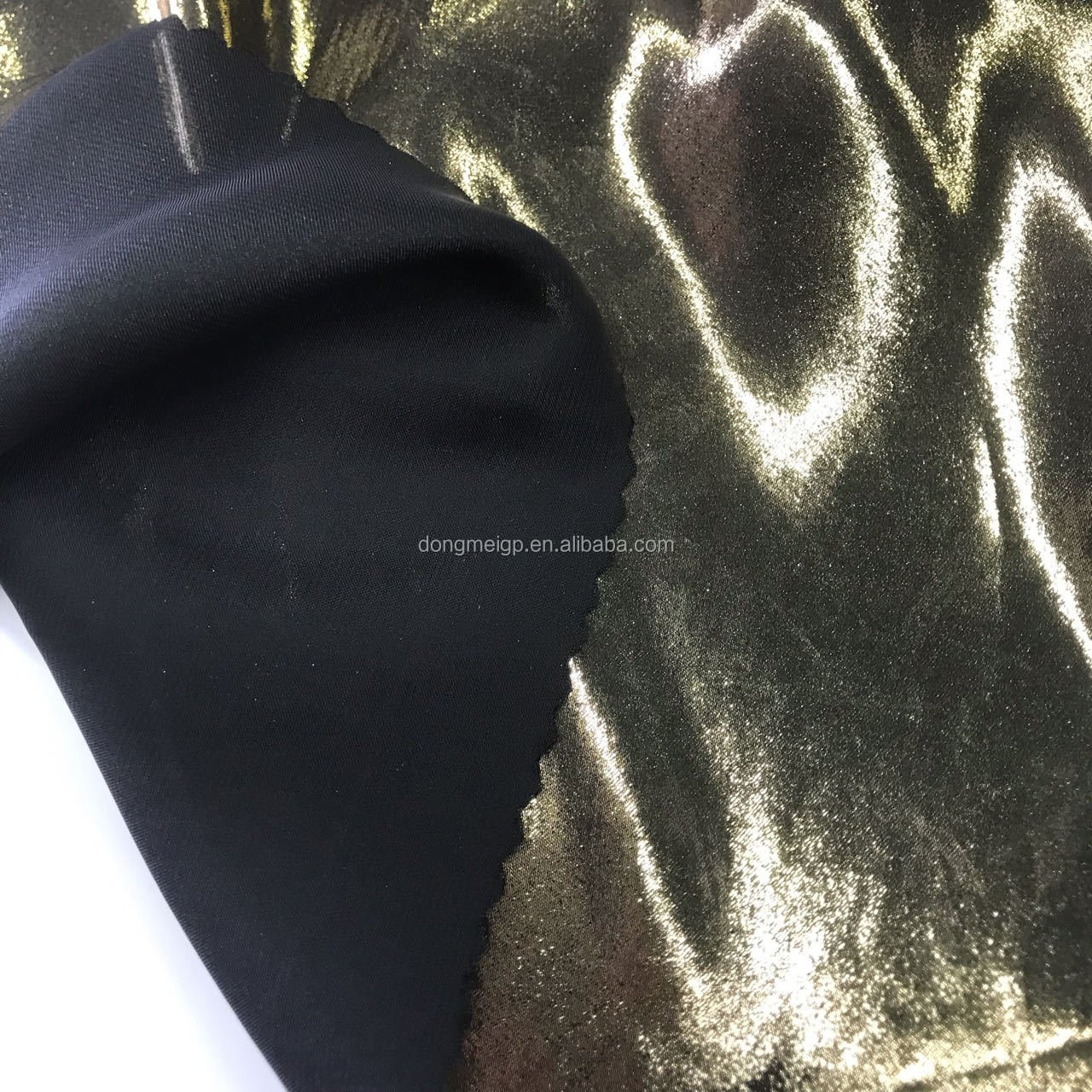 hot foil edge gilding machine gilding print fabric 100% polyester printed fabrics