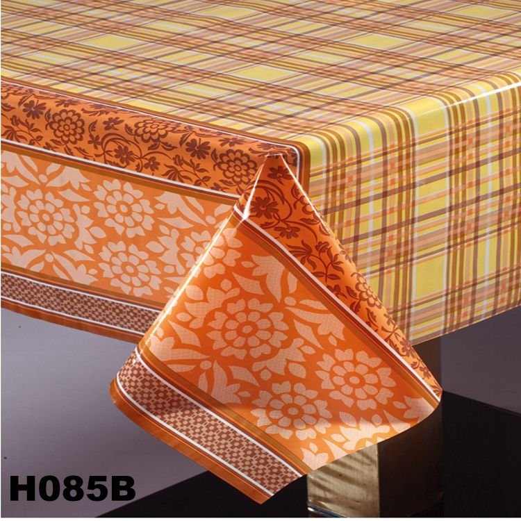 Super clear Transparent printed table cover in rolls