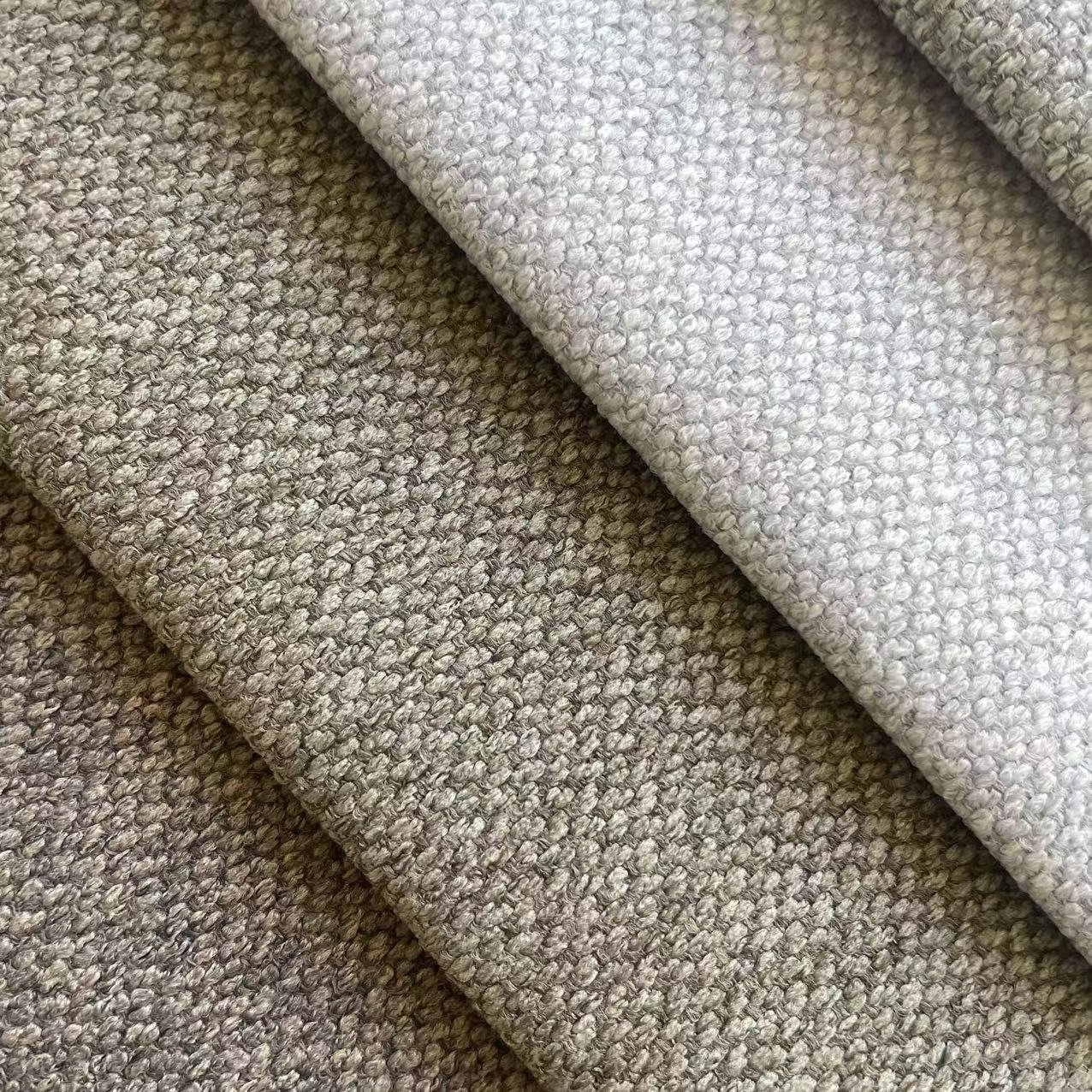100% polyester artificial linen fabric for cushion, sofa upholstery