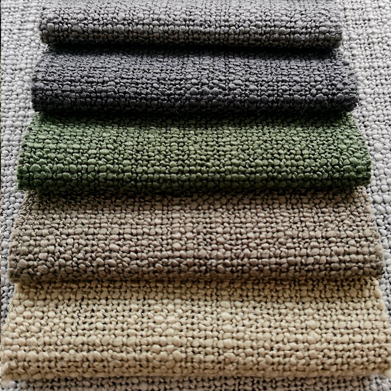 Linen Cotton Fabric Exquisite Material Natural Polyester Fabric Textile For Couch Sofa