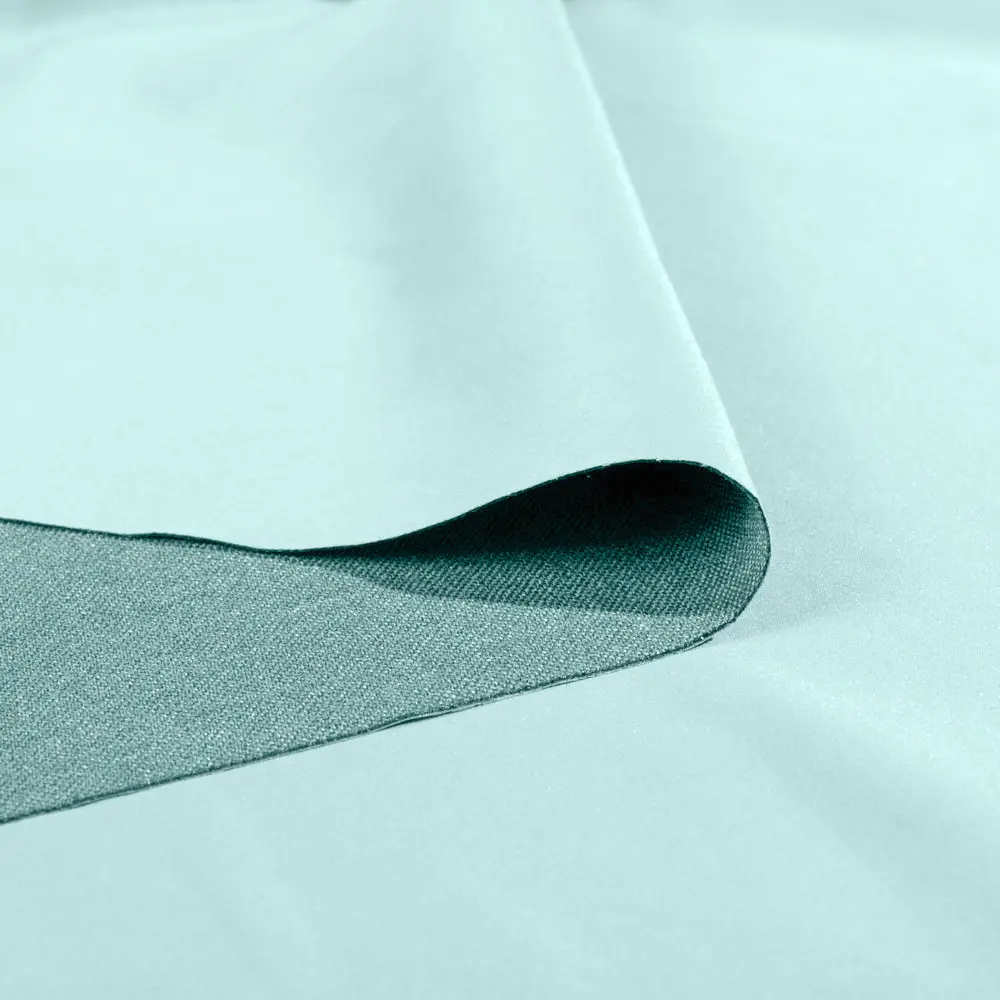 inherent flame resistant fireproof 100% polyester faux linen blackout fabric for home textile