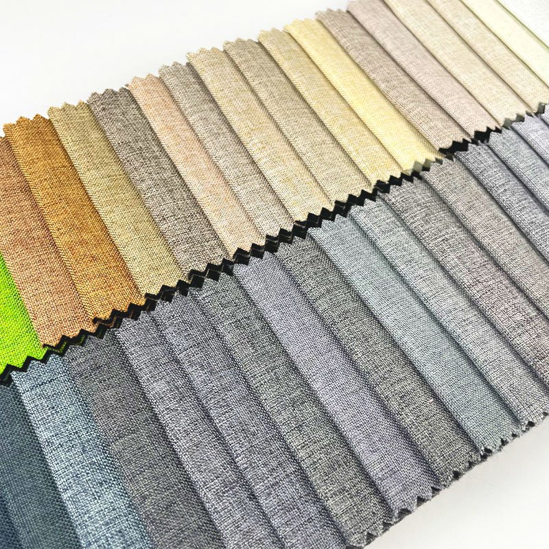Cheap price bulk custom print linen fabric roll polyester fabric 100 polyester wholesale