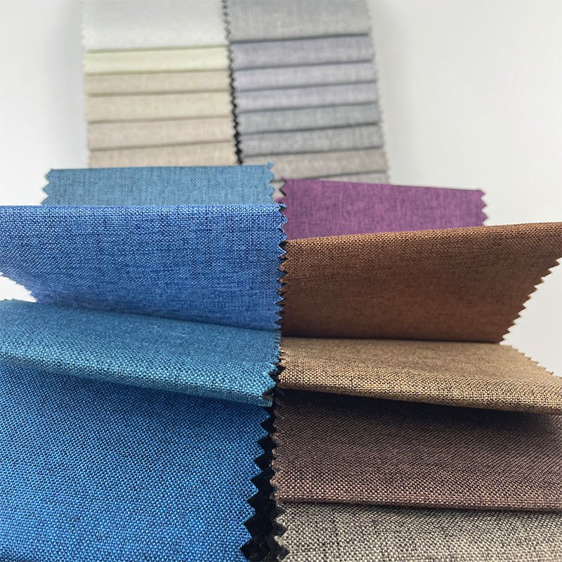 Cheap price bulk custom print linen fabric roll polyester fabric 100 polyester wholesale